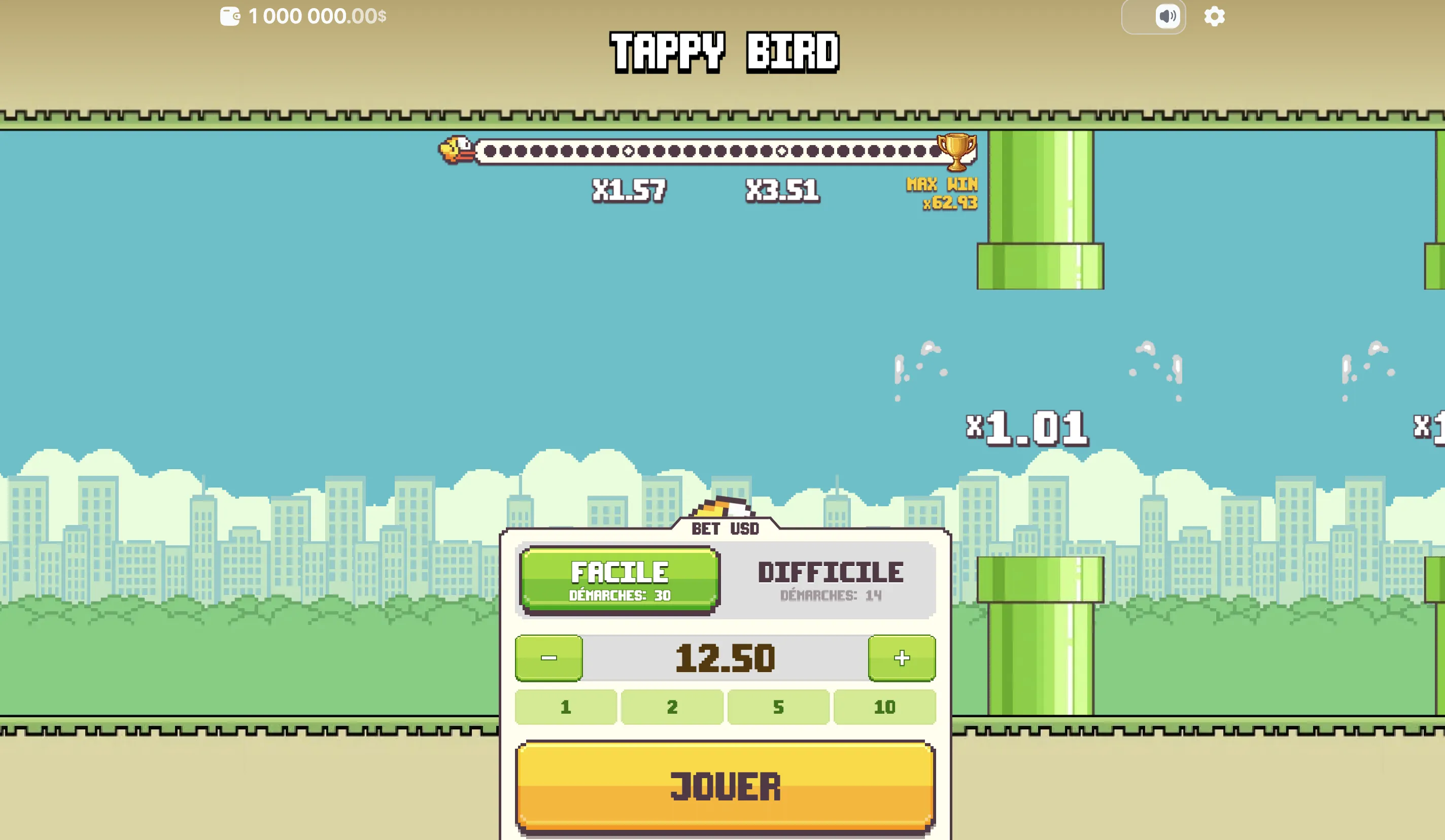 Tappy Bird, c'est quoi ? Notre présentation du crash game de 100HP Tappy Bird, c'est quoi ? Notre présentation du crash game de 100HP